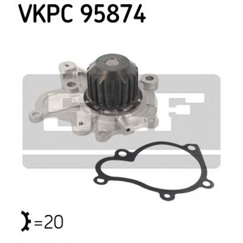 VKPC 95874 SKF - Насос охолоджуючої рідини